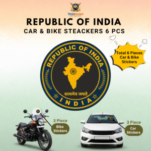 Republic of India Car & Bike Stickers-Premium Quality