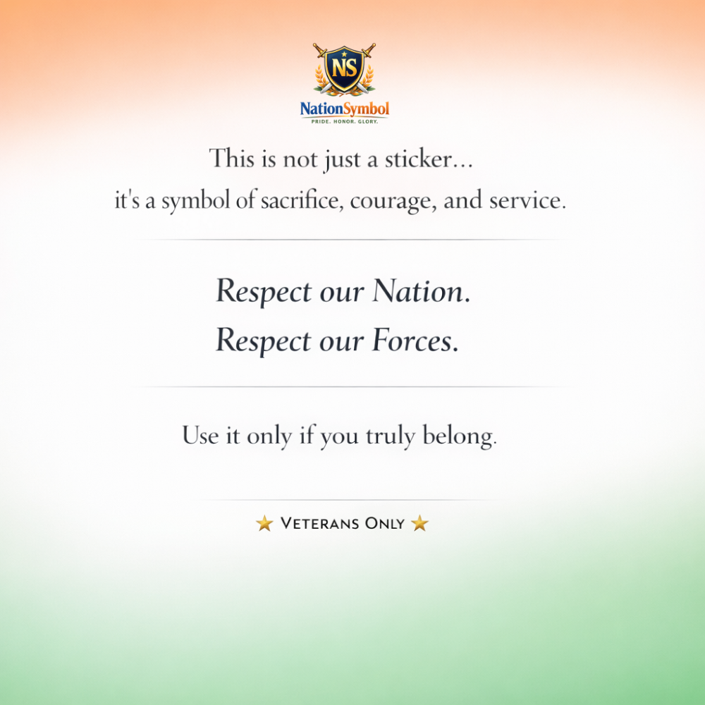 RPF (Railway Protection Force) Veteran Car & Bike Stickers-6Pcs - Image 4