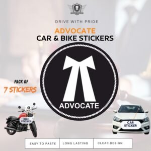 Premium Quality Advocate Car & Bike Stickers