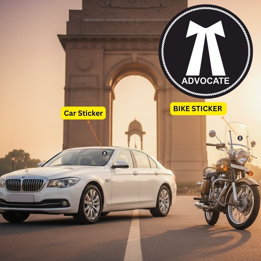 Premium Quality Advocate Car & Bike Stickers - Image 2