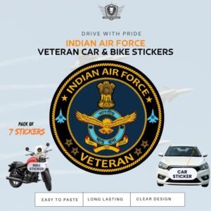 Premium Quality Air Force Veteran Car & Bike Stickers