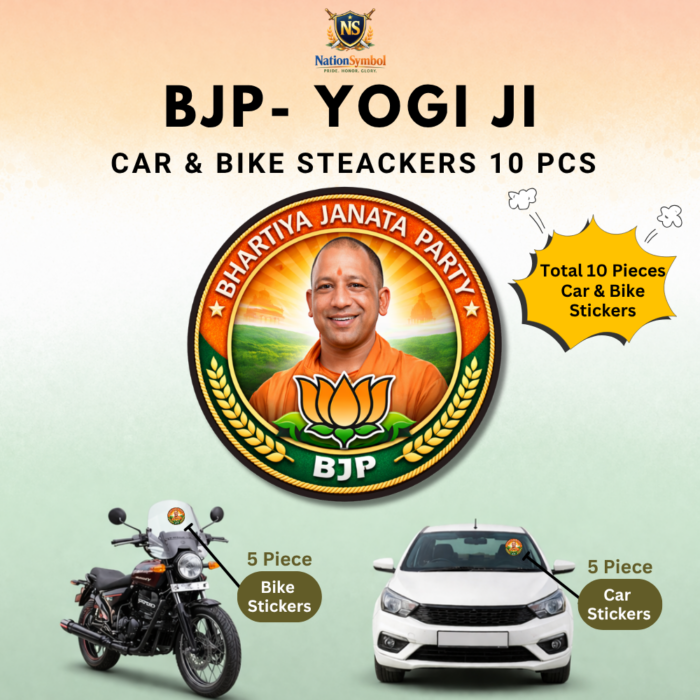 Yogi Ji BJP Car & Bike Sticker – Pack of 10
