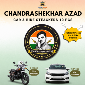 Chandra Shekhar Azad Car & Bike Sticker – Pack of 10