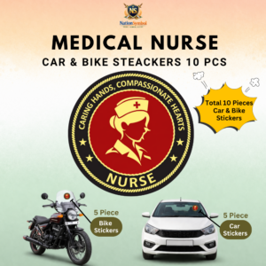 Medical Nurse Car & Bike Sticker – Pack of 10