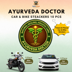 Ayurveda Doctor Car & Bike Sticker – Pack of 10