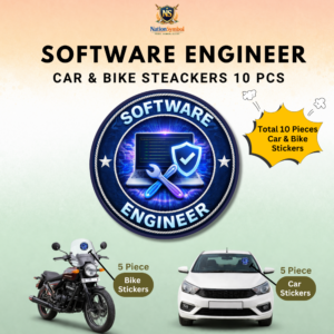 Software Engineer Car & Bike Sticker – Pack of 10