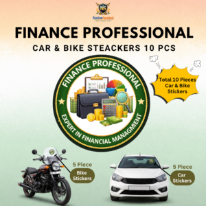 Finance Professional Car & Bike Sticker – Pack of 10