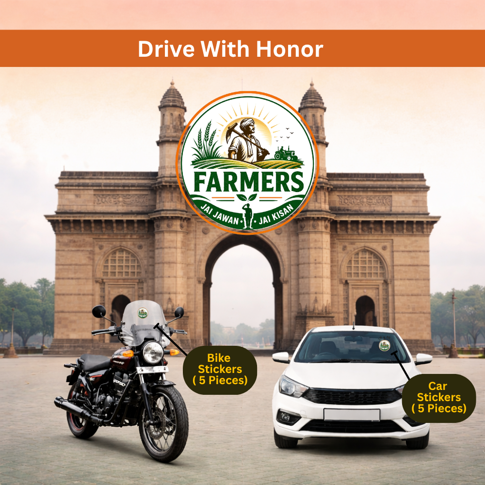 Farmer Car & Bike Sticker – Pack of 10 - Image 3