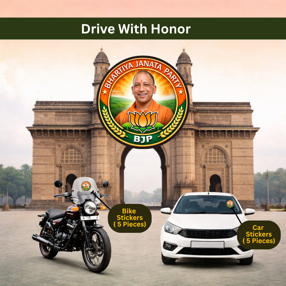 Yogi Ji BJP Car & Bike Sticker – Pack of 10 - Image 4
