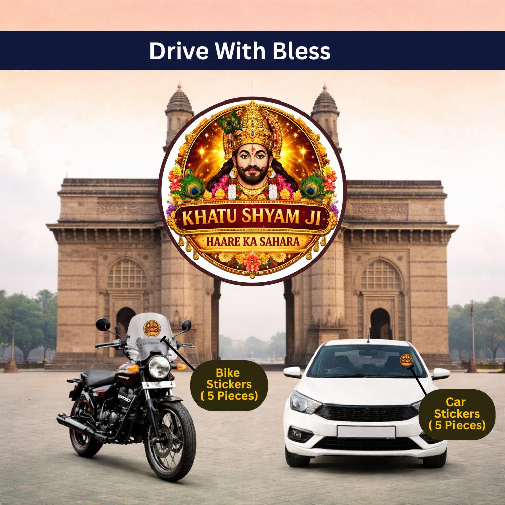 Khatu Shyam Ji Car & Bike Sticker – Pack of 10 - Image 4
