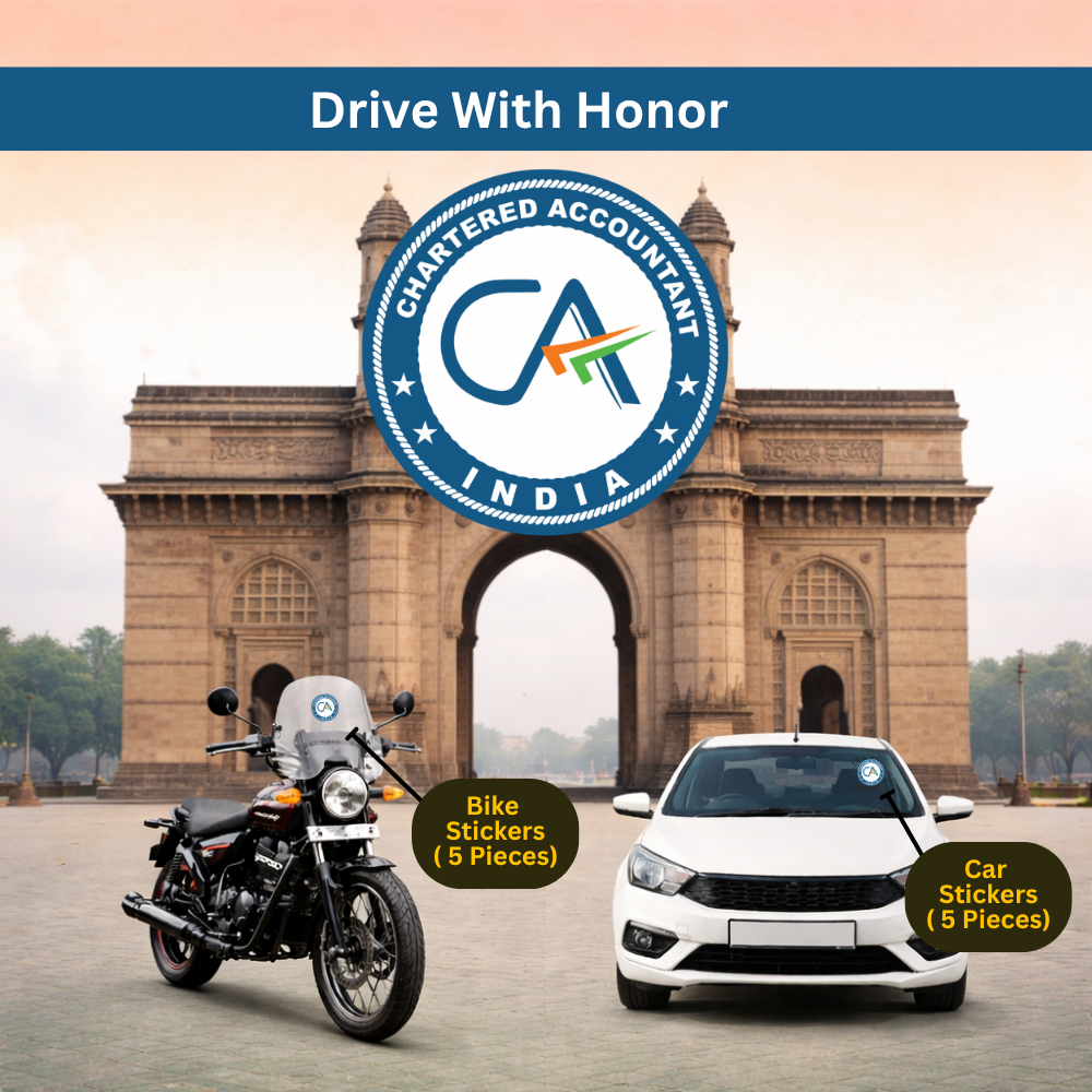 Chartered Accountant Car & Bike Sticker – Pack of 10 - Image 4