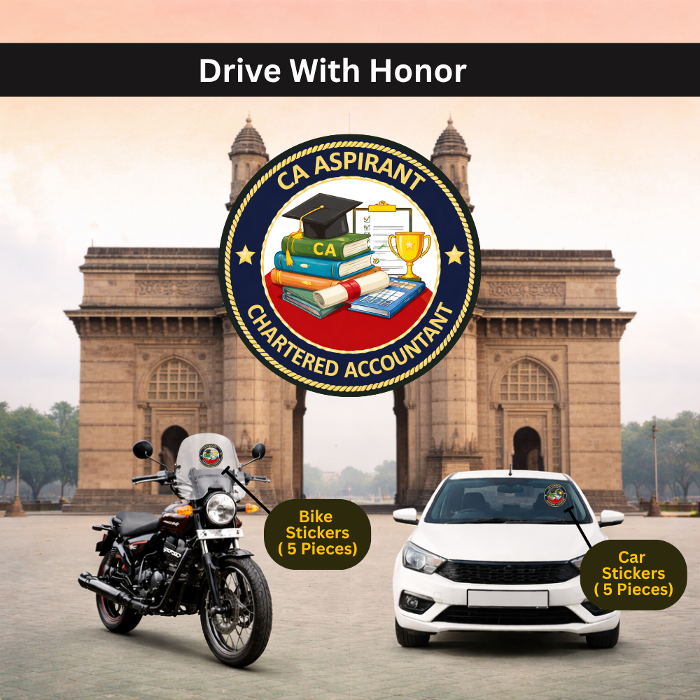 CA Aspirant Car & Bike Sticker – Pack of 10 - Image 4
