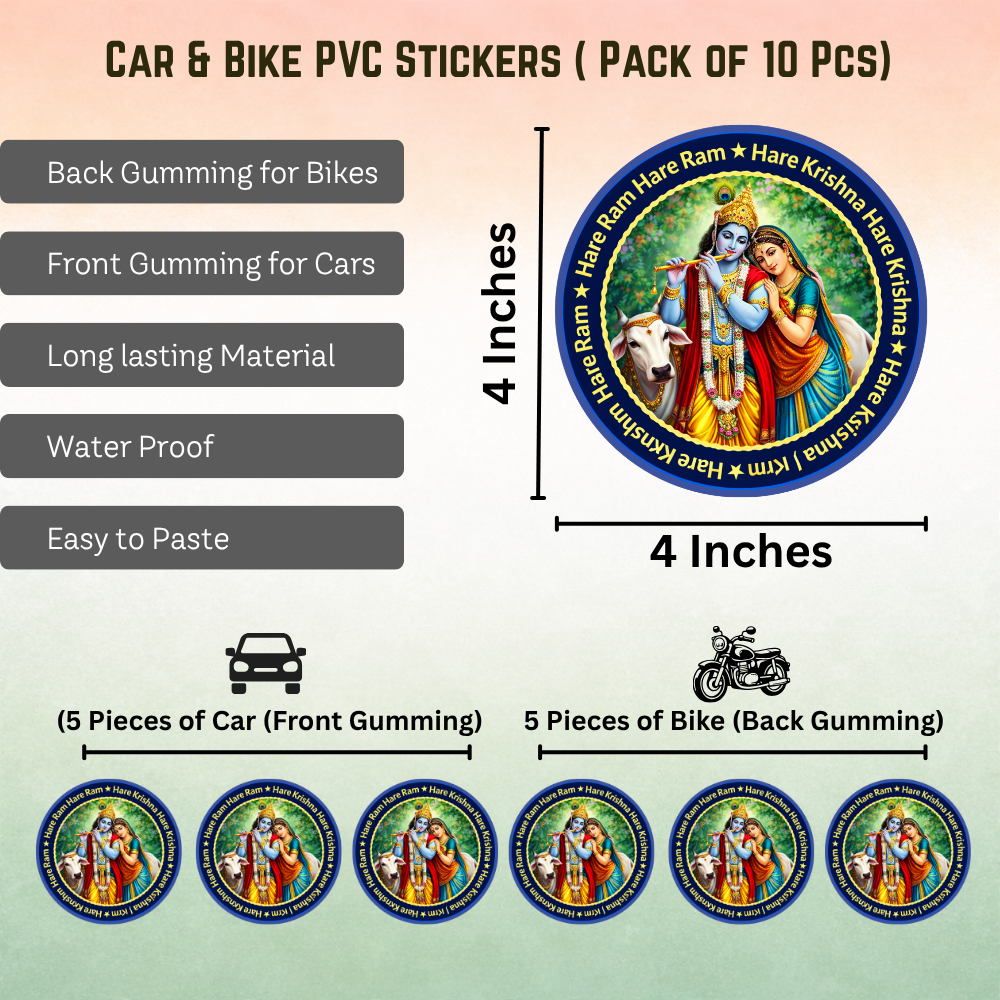 Khatu Shyam Ji Car & Bike Sticker – Pack of 10 - Image 2