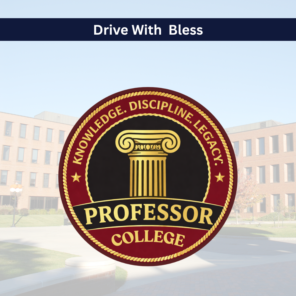 College Professor Car & Bike Sticker – Pack of 10 - Image 4