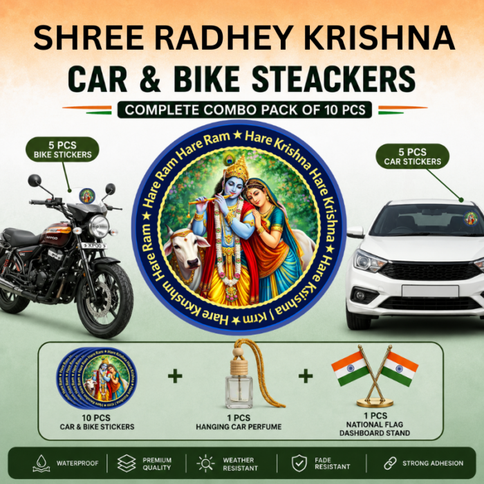 Shree Radhey Krishna Ji Combo – Pack of 4