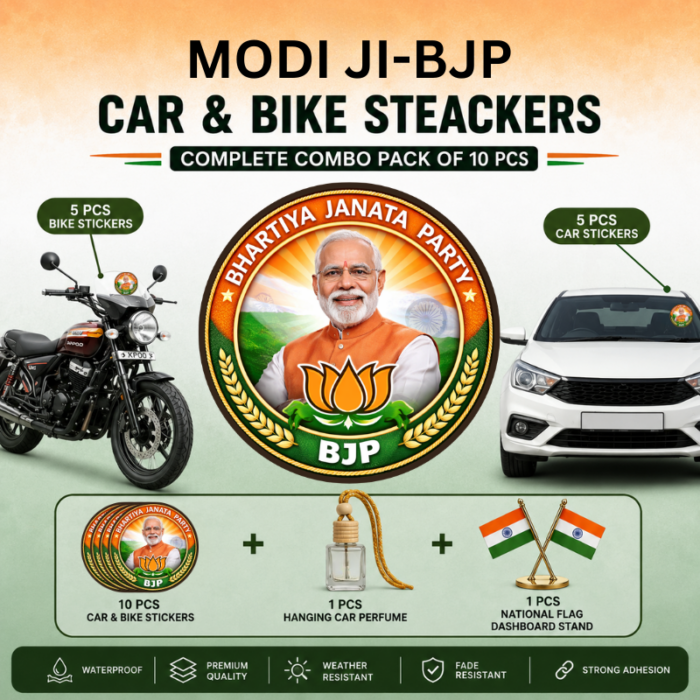 Modi ji BJP Combo – Pack of 4