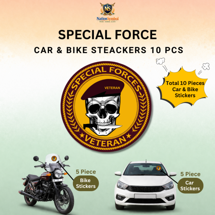 Special Forces Car & Bike Sticker – Pack of 10